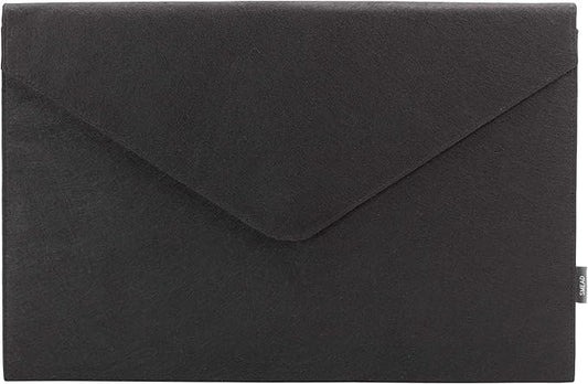 Smead Soft Touch Cloth Expanding File, 2" Expansion, Magnetic Closure, Tabloid Size, Black (70923)