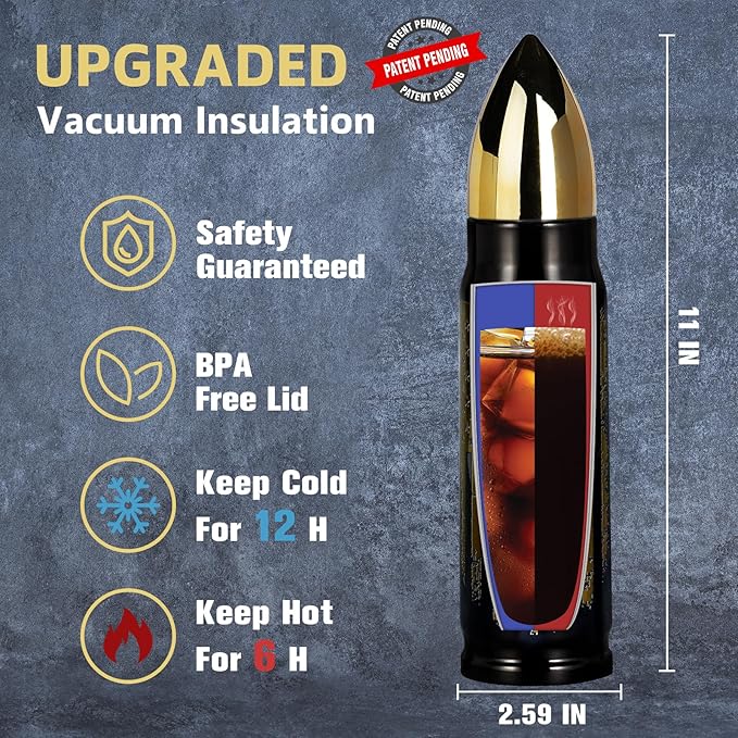 Hunting Gifts for Men - I'D Rather Be Hunting 17 oz Tumbler - Unique Deer Hunter Gifts for Men Who Have Everything - Birthday Gift for Mens Dad Him - Mens Stocking Stuffers Gift for Hunt Lovers