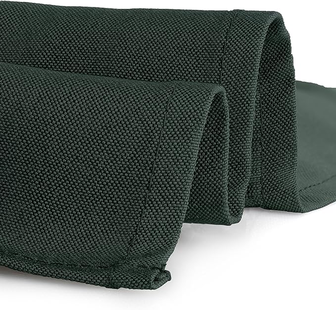 Gee Di Moda Rectangle Tablecloth - 60 x 84 Inch Hunter Green Table Cloth for 5 Foot Rectangle Table - Heavy Duty Washable Fabric - for 5 Ft Buffet Table, Holiday Party, Dinner, Wedding & Baby Shower