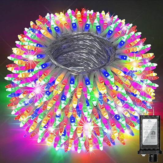 1500 LED 470FT Christmas Lights Outdoor, Christmas String Fairy Lights with Timer & Memory, Waterproof 12 Modes Dimmable Twinkle Tree Lights for Home Patio Wedding Party Yard Xmas Decor, Multicolor