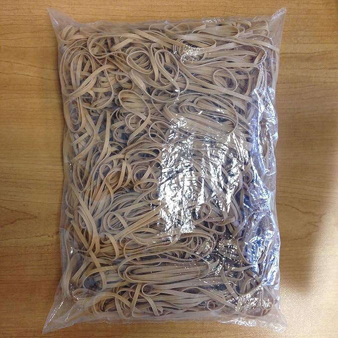 Plasticplace Rubber Bands, Size #33 │ 2 lb, Approx. 1750 (3.5" x 1/8")