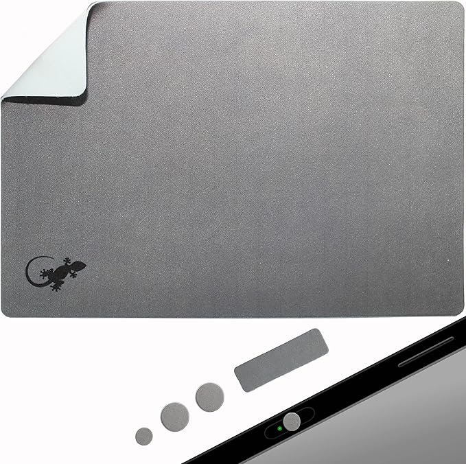 Travel Stick on Mouse Pad with Adhesive Bottom - Peel and Sticks to Any Surface - Portable (XL - Gray)
