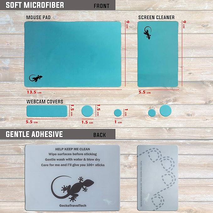 Mouse Pad Adhesive Travel (Blue)