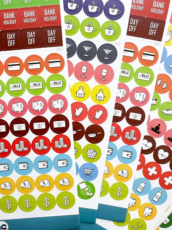 2190+ pcs Busy Mom Planner Stickers - 18 Sheets - Productivity-Boosting & Motherhood-Supportive, Creative & Motivational & Funny Quotes, Calendar Icons for Sport Moms, Schedule, Appointments