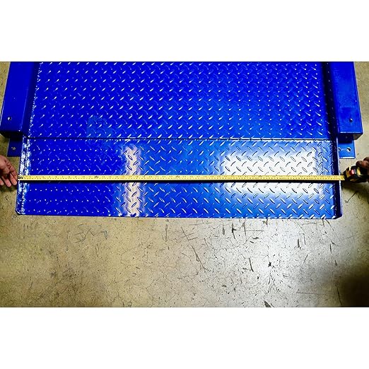 Liberty LS-917-R NTEP Low Profile Drum Scale with 4' x 4' (48" x 48') Platforms for Barrel Weighing, Regular LED Version | 2,500 lbs x 0.5 lb