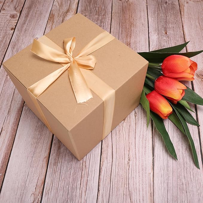 CRUGLA 40 Packs 7x7x6 Shipping Boxes Corrugated Cardboard Boxes Shipping Box Bulk for Small Business Packing Boxes