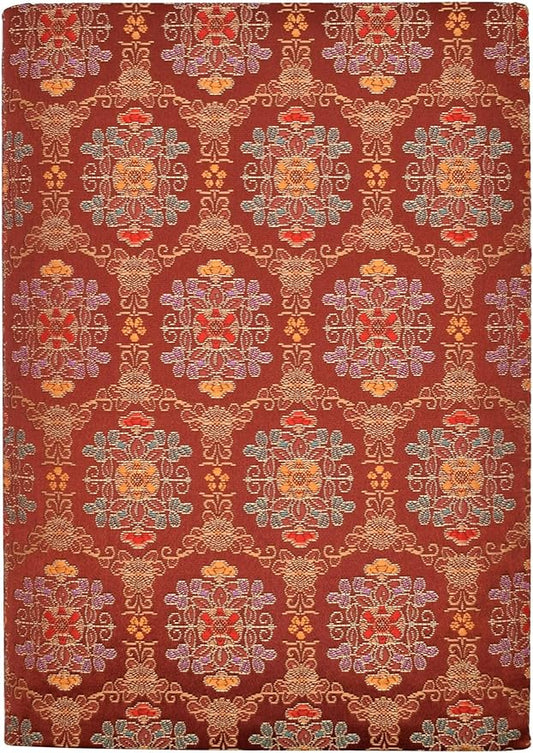 BLBMH A5 Book Covers for Paperbacks Fit for 5.5x8.4 inch Adjustable Book Sleeve Cover for Women Over 15 Soft Cloth Protector for Novels Notebook Journal - Flower Red