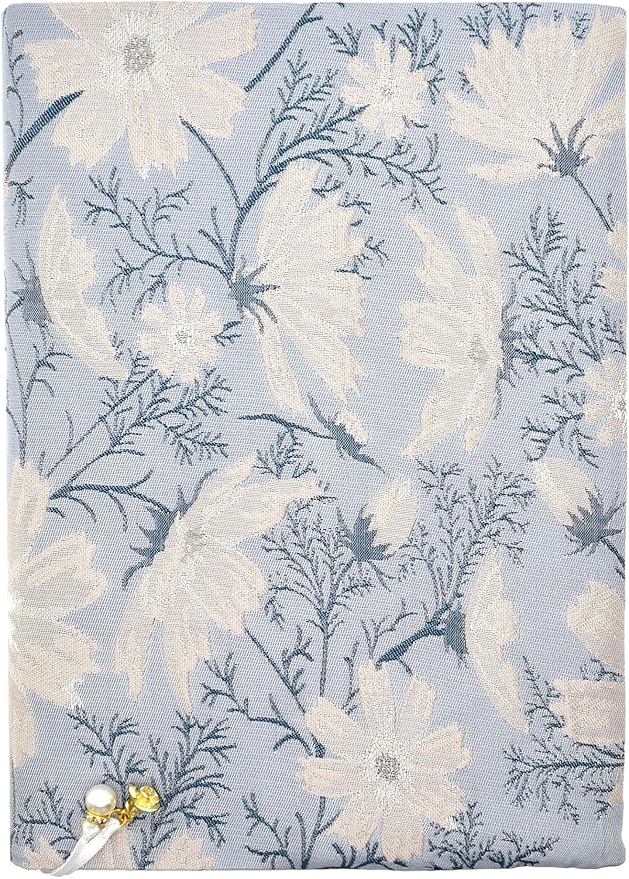 BLBMH Book Covers for Paperbacks Fit for 5.5x8.5 inch Adjustable BookCover for Women Soft Cloth Protector for Notebook Journal Book Lovers Gifts - Daisy 8.5in