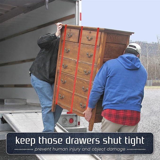 24 Pack Moving Blanket Rubber Bands - Heavy Duty Extra Large Packing Bands for Moving Blankets and Furniture - Variety of Sizes 26in, 30in & 42in - 24 Pack of Mover Bands - kitchentoolz