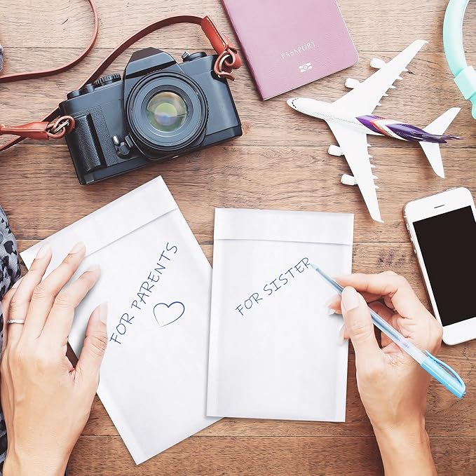 ABC PACK & SUPPLY White Kraft Bubble Mailer Envelopes, 5 x 9 Inches. 700 Pack Mail Padded Envelopes Self Seal. Kraft Bubble Mailers. Tear-Resistant Mailing Envelope Padded. Sturdy Paper Mailer