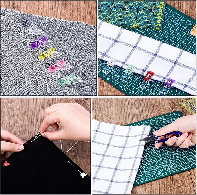 104Pcs Rotary Cutters, Rotary Cutter Set with Cutting Mat, Patchwork Ruler, Carving Knife, Rotary Cutter Kit for Sewing and Quilting