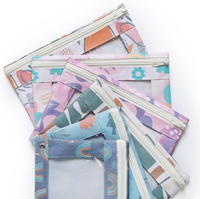 Mr. Pen Zipper Pencil Case Pouch for 3-Ring Binder, 2-Pack