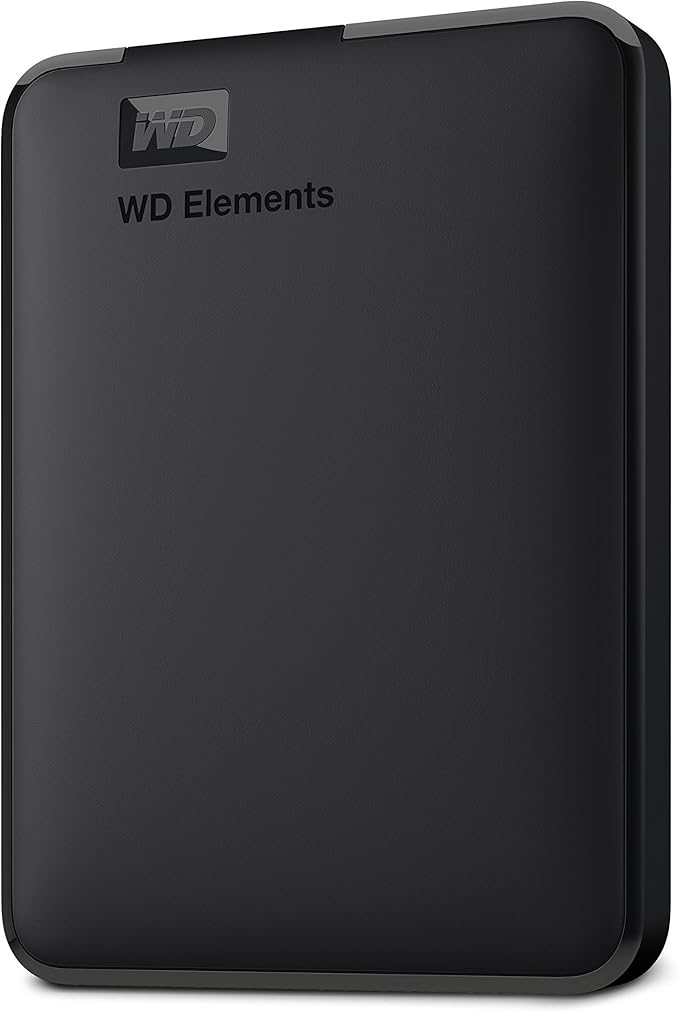 WD 4TB Elements Portable External Hard Drive for Windows, USB 3.2 Gen 1/USB 3.0 for PC & Mac, Plug and Play Ready - ‎WDBU6Y0040BBK-WESN