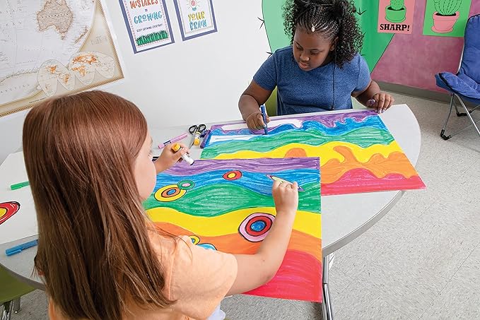 Prang Washable Glue Stick, Blue.28 Oz, 1 Count