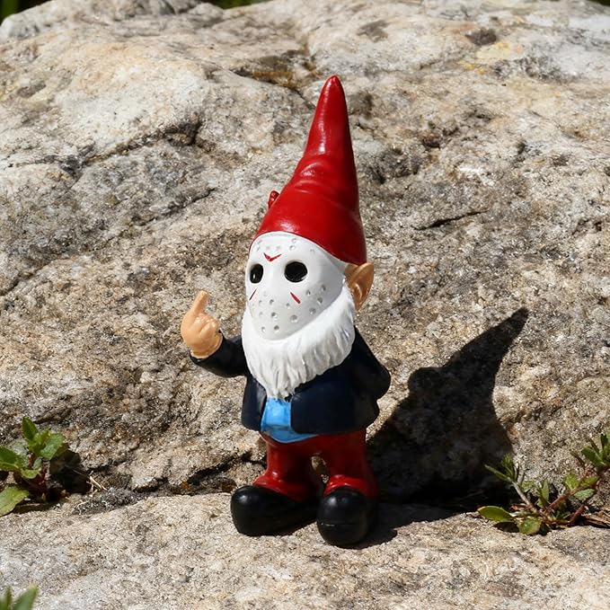 Gnomes Middle Finger Gifts Horror Decor Gnomes Boo Basket Stuffers
