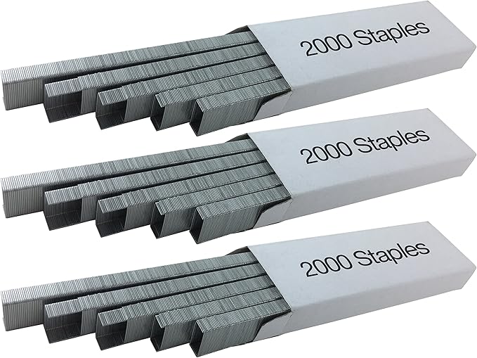 Clipco Stapler with 2000 Staples Full Desk Size Black (12-Pack)