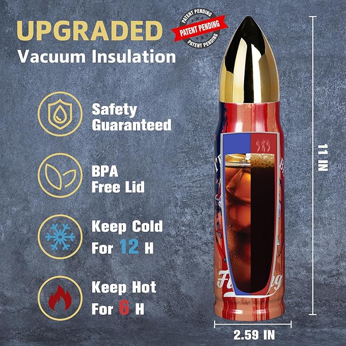 Fishing Gifts for Men Dad - Stocking Stuffers for Adults Mens Gifts Ideas - 17 oz Cool Tumbler Presents - White Elephant Gift for Dads Who Have Everything - Dad Gift Christmas -Stocking Stuffers 2025