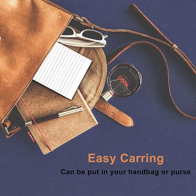 16 Pack Note Pads 3 x 5 Inch small notepads for Business Office Legal Pads, White Small Notepads Writing Pad Mini Notepad with 30 Sheets Lined Paper in Each Note pad