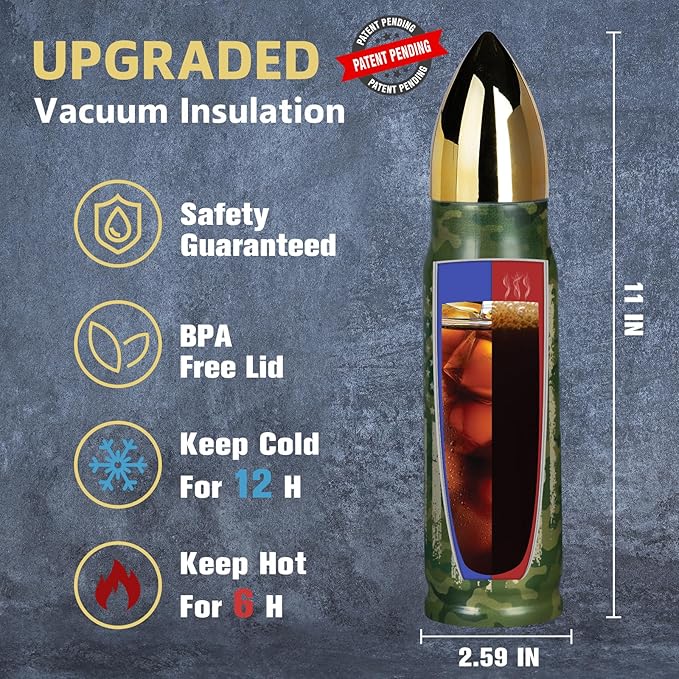 Birthday Gifts for Men Dad Him Adults Funny, 17 oz Camo Tumbler, Gifts for Dad Who Have Everything - Unique Anniversary Mens Presents for Boyfriend Husband, Camo Cup - Green