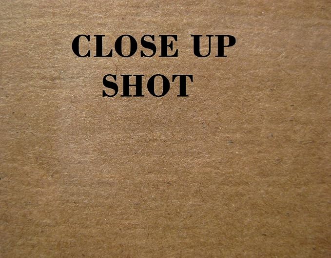 50 Sheets Chipboard 24pt (Point) 5" X 7" (5X7 Inches) Photo|Card|Frame Size .024 Caliper Thickness Light Weight Cardboard Craft and Packing Brown Kraft Paper Board