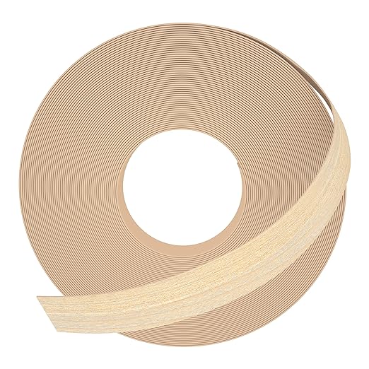 GSCIT Club Maple Edge Banding, 3/4 inch x 500ft roll of Wood Edge Banding Preglued Flexible, Veneer Tape Banding for Cabinet Repair