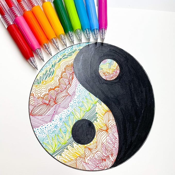 Zebra Pen Sarasa Clip Recycled Retractable Gel Pen, Fine Point, 0.5mm, Red Ink, Ideal for School Suppies and Teacher Supplies, 75% Recycled, 12-Pack (47330AMZ)