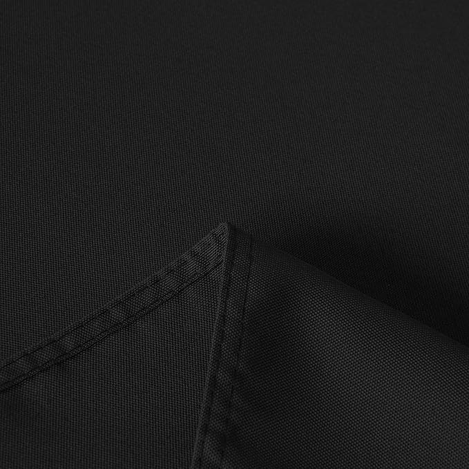 sancua Rectangle Tablecloth - 54 x 120 Inch - Water Resistant Spill Proof Washable Polyester Table Cloth, Decorative Fabric Table Cover for Dining Tables, Buffet Parties and Camping, Black