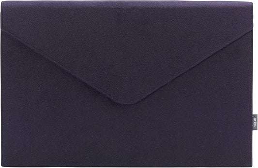 Smead Soft Touch Cloth Expanding File, 2" Expansion, Magnetic Closure, Tabloid Size, Dark Blue (70925)