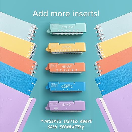 We R Memory Keepers Multi Cinch Kit (2 in 1 Circle & Disc) Book Binding Art Crafts Sewing Scrapbooking Journaling Printmaking Paper Craft Office Home Card Stock DIY Card Making Sticker Machine