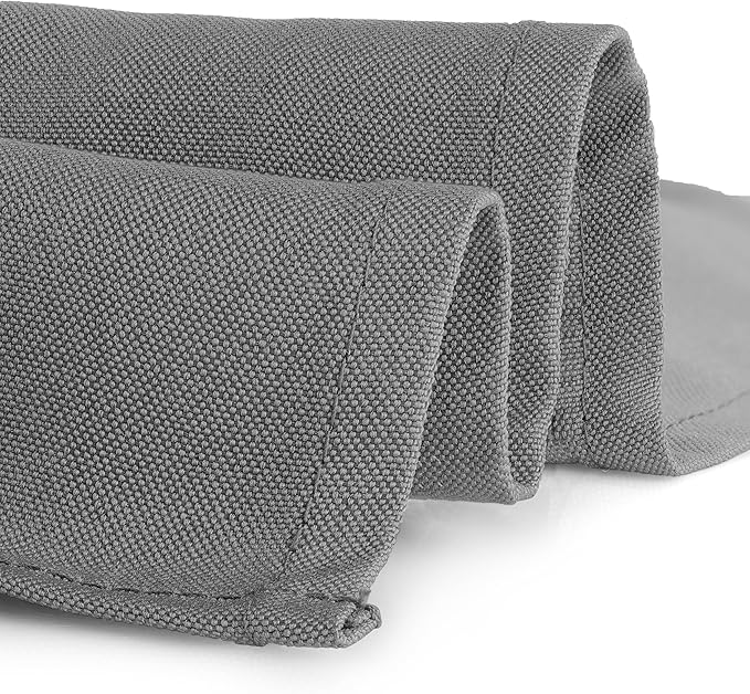 Gee Di Moda Rectangle Tablecloth - 60 x 84 Inch Charcoal - Heavy Duty Washable Polyester - For 5 Ft Rectangular Table, Buffet, Dinner, Wedding & Baby Shower