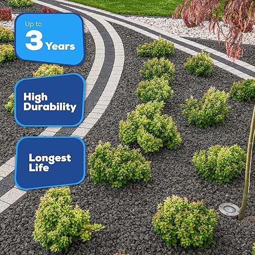 Superclear TerraLock Mulch Glue for Landscaping, 1 Gallon Rock Glue. Easy Spray, Easy Hold. Perfect for Mulch, Pea Gravel Large & Small, Rock, Straw and Stone, Pega para Piedras de Jardin