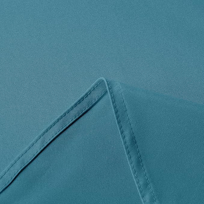 sancua Rectangle Tablecloth - 60 x 102 Inch - Stain and Wrinkle Resistant Washable Polyester Table Cloth, Decorative Fabric Table Cover for Dining Tables, Buffet Parties and Camping, Teal